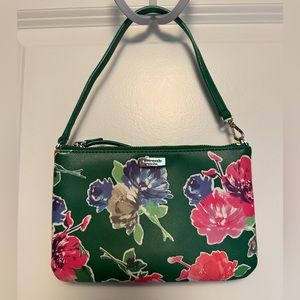 Kate Spade Green Floral Clutch